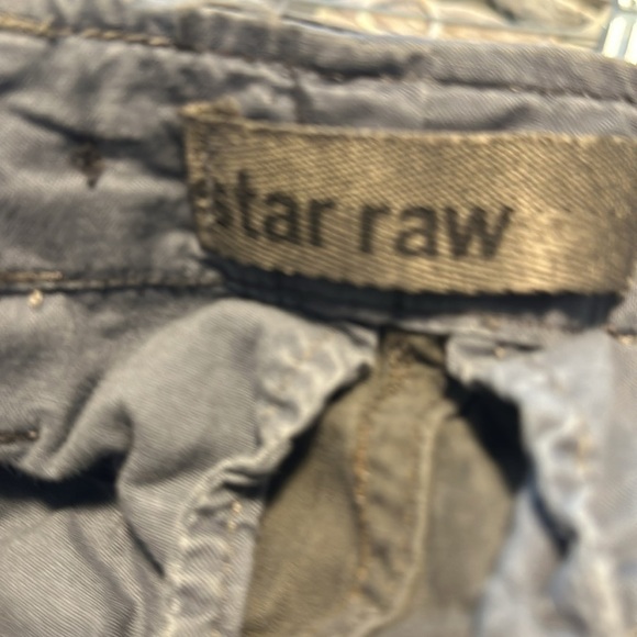 GUC: Vintage G-Star Raw Cargo shorts Men  XL (fits like M), built in waist adj - Picture 12 of 14